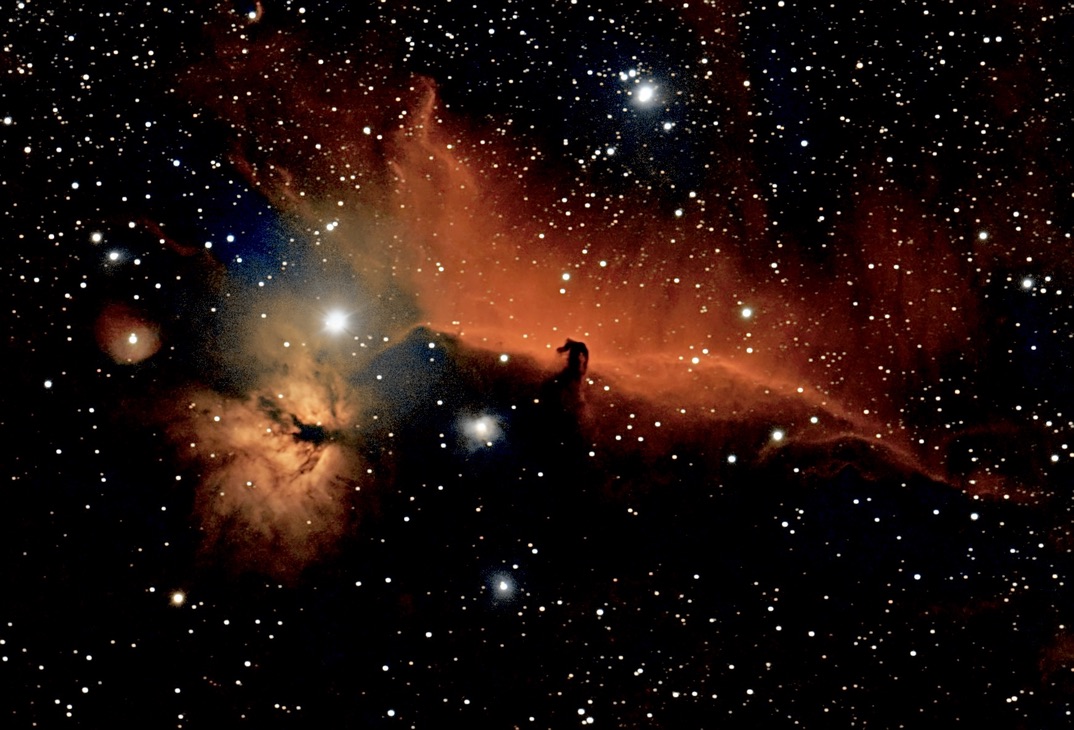 Horsehead and Flame Nebulae photographed by Christopher Walker