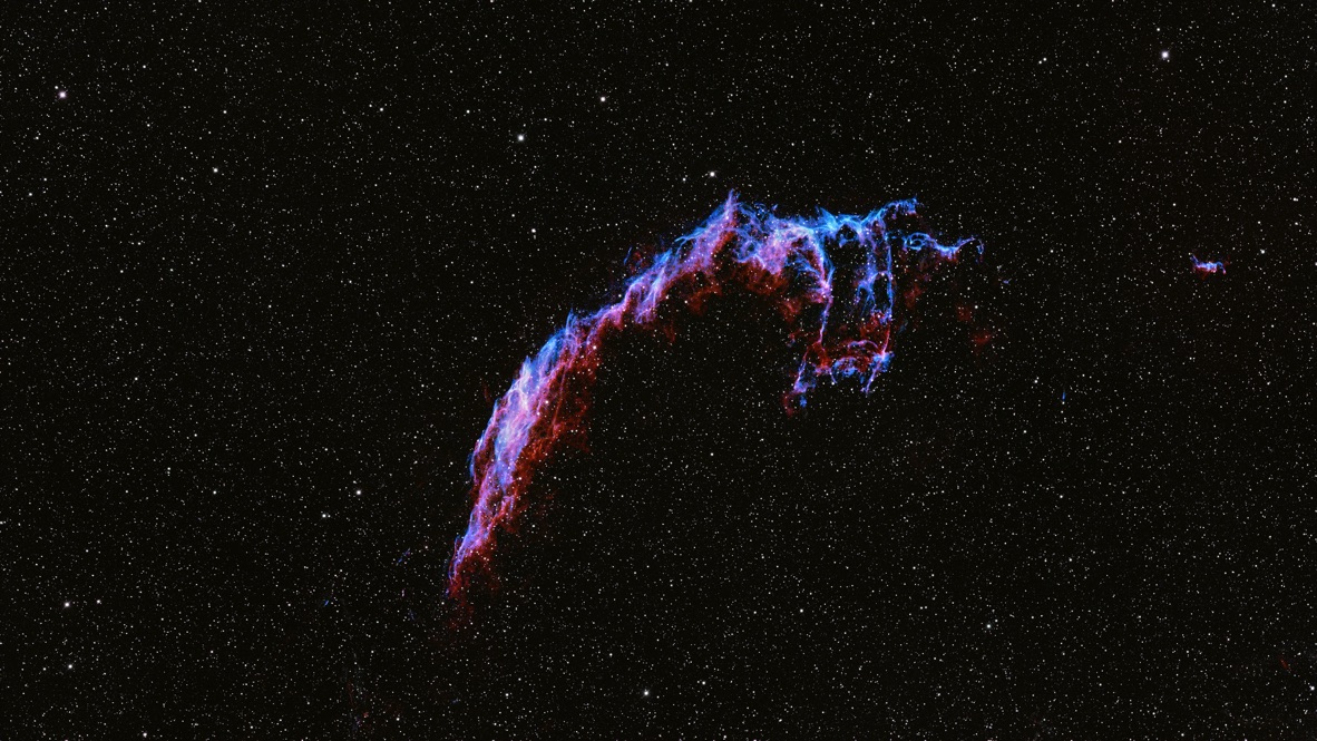 Veil Nebula photographed by Christopher Walker